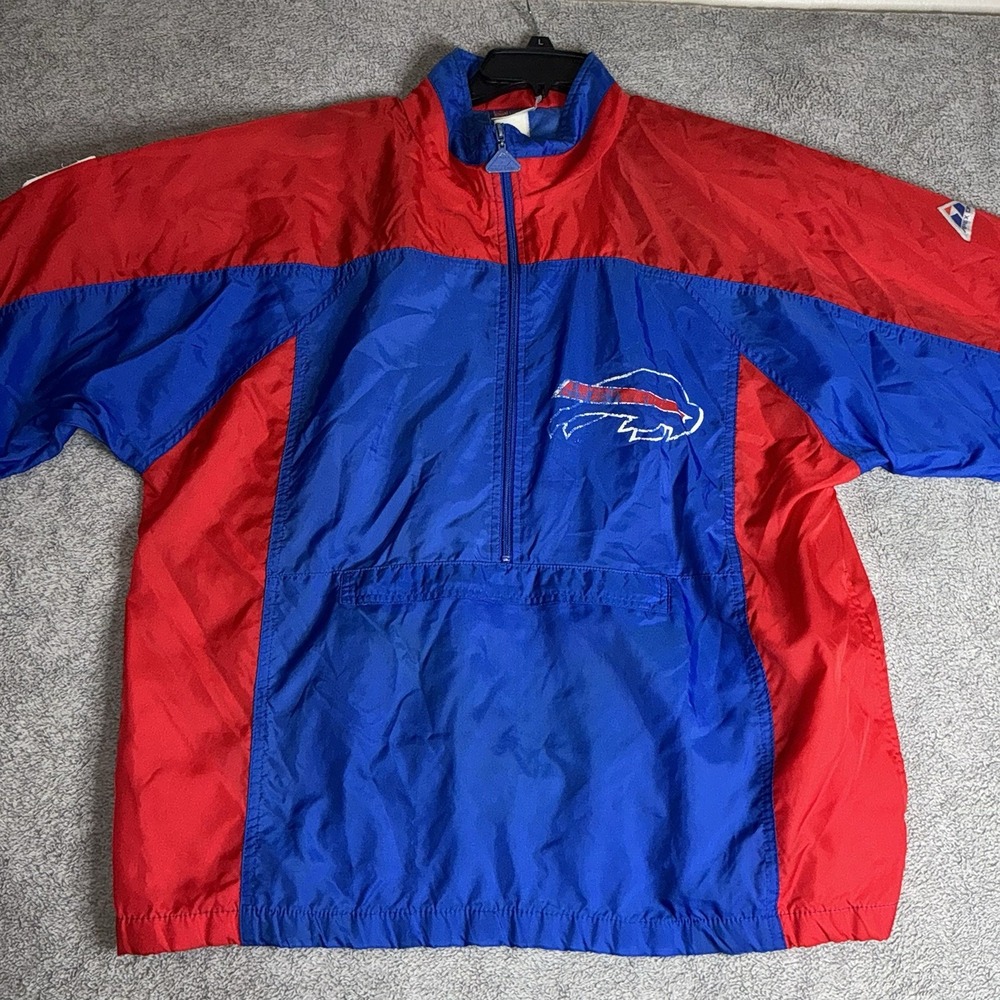 Vintage 90's Buffalo Bills Apex One NFL Proline Windbreaker Jacket‎ XL